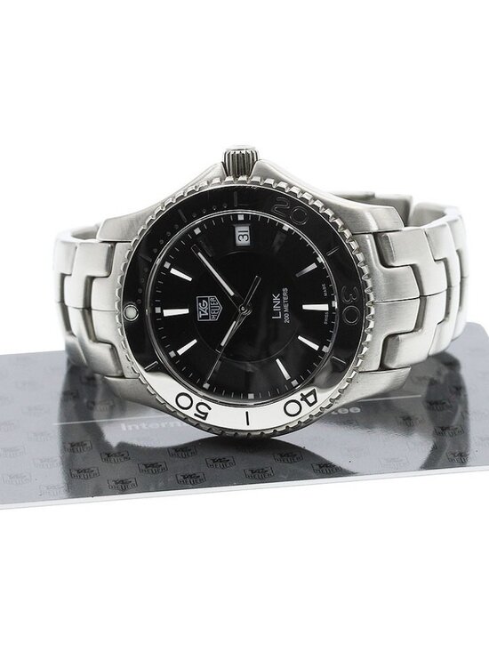 TAG HEUER Link WJ1110.BA0570 Date black Dial Quartz Men\'s Watch_948856 main image 11